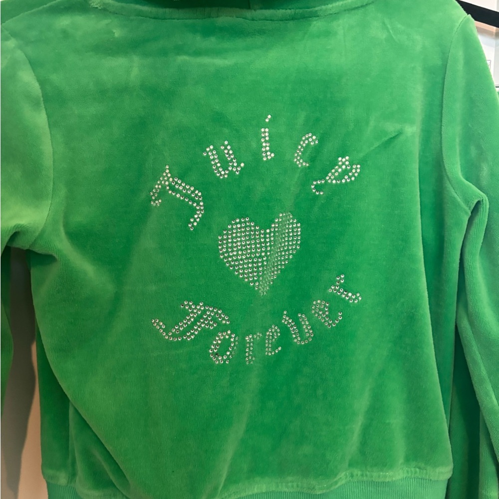 Limited Edition Juicy Couture Re-Release Vibrant Green Velour Set - Picture 4 of 4